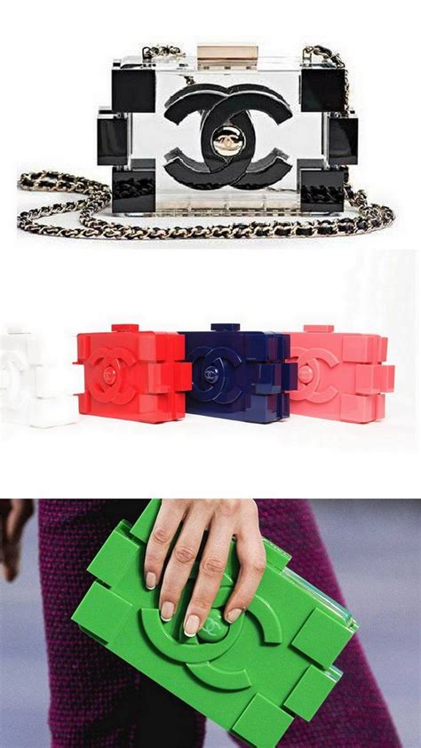 chanel lego clutch bag.